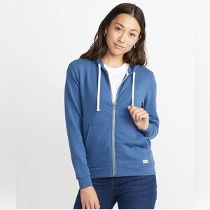 Marine Layer Women’s Classic Blue Zip Up Hoodie